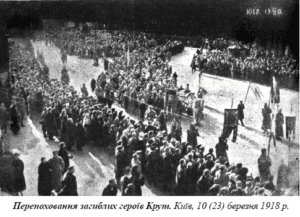 Перепоховання загиблих героїв Крут-Історія в школі
