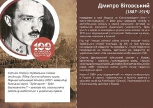 Дмитро Вітовський-Історія в школі