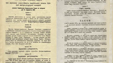 Тимчасовий основний закон про державну самостійність українських земель колишньої Австро-Угорської монархії. 13 листопада 1918 року - Історія в школі