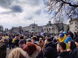 У Херсоні відбувся мітинг проти російської окупації, 5 березня-Історія в школі