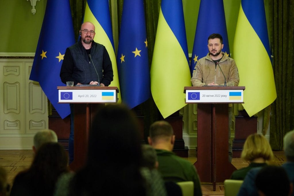 Україну відвідав президент Європейської Ради Шарль Мішель.
