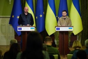 Україну відвідав президент Європейської Ради Шарль Мішель.