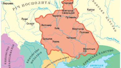 Територія Гетьманщини за Зборівським мирним договором-Історія в школі