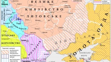 Карта України. Велике князівство Литовське-Історія в школі