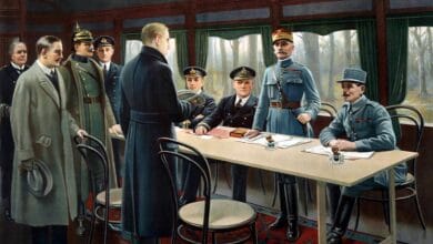 11 листопада 1918 року о 5:00 ранку в Комп’єнському лісі у Франції, в залізничному вагоні було підписано Комп’єнське перемир’я