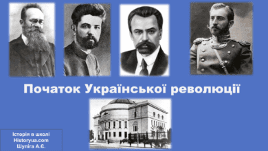 Початок Української революції-Історія в школі