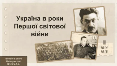 Україна в роки Першої світової війни-Історія в школі