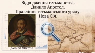 Данило Апостол-Шкільне життя