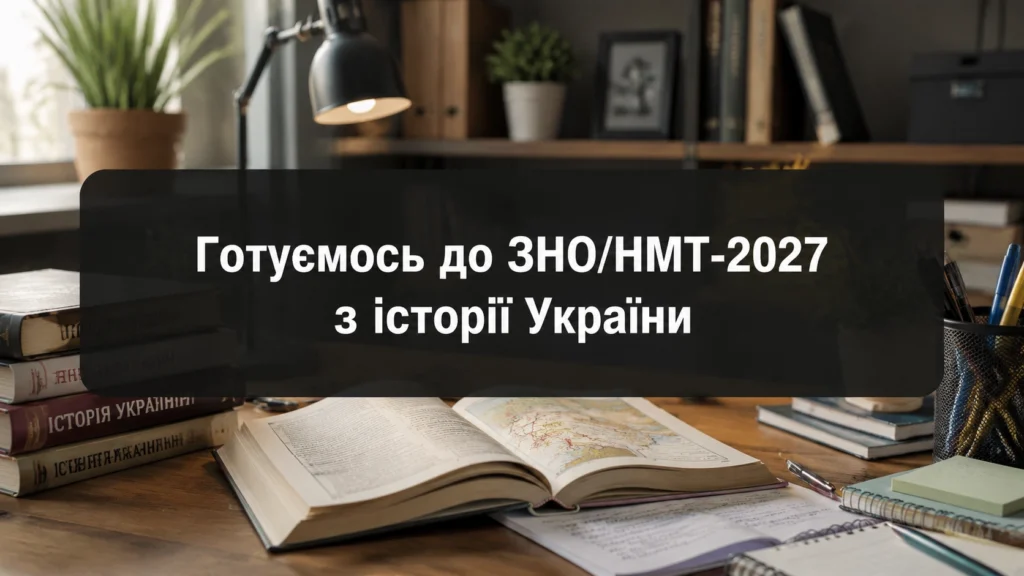 ЗНО/НМТ-2027 з історії України