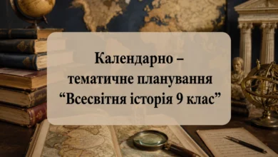 Всесвітня історія 9 клас-Історія в школі